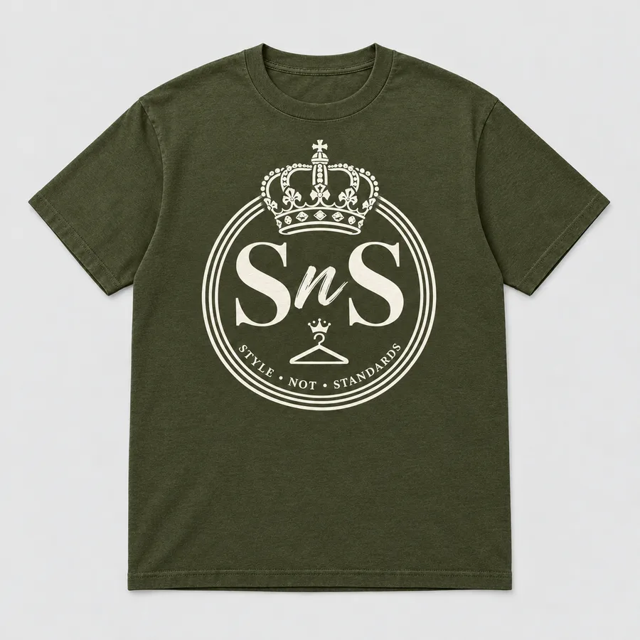 Olive SNS logo tee